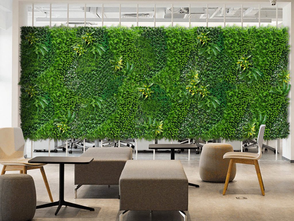 Enhance Office Aesthetics with Artificial Plant Walls | EdenVert