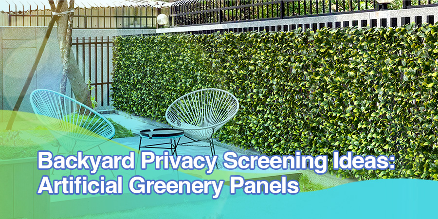 Best Backyard Ideas: Artificial Greenery Panels - EdenVert
