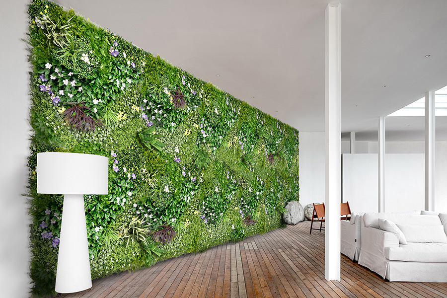 Transform Walls with Artificial Greenery