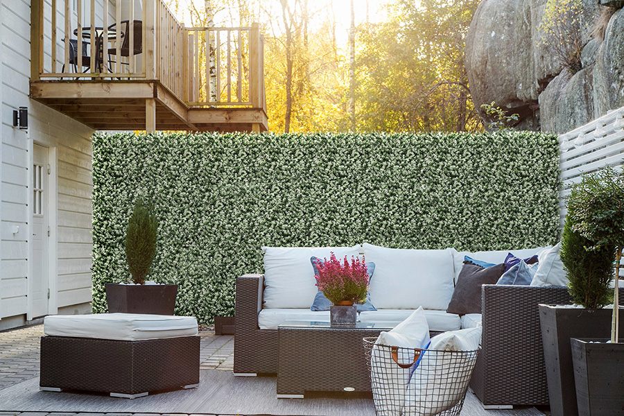 artificial hedge wall