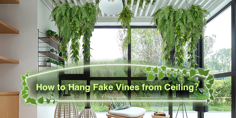 How to Hang Fake Vines