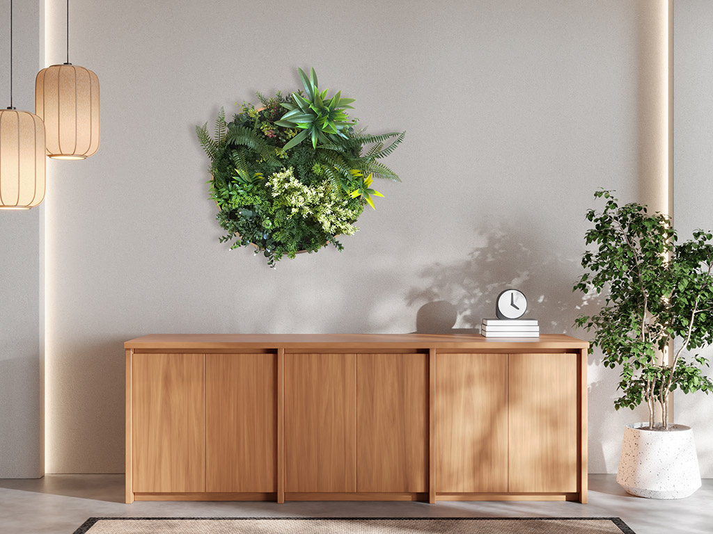 ELEVATE MINIMALIST INTERIORS WITH VERTICAL GARDEN FRAME